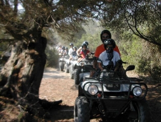  Cuatrimoto en Villasimius 